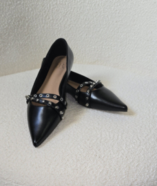 SAM pointy ballerina black