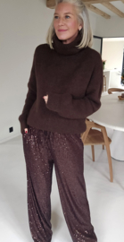CHARLINE turleneck knit chocolat