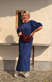 LOVE teddy banana bag burgundy