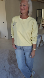 ESPRESSO MARTINI sweatshirt yellow