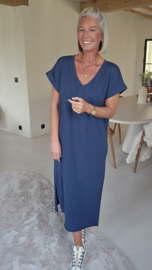 MELTE maxi T-shirt dress navy