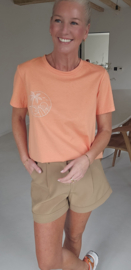 SUNSETS cotton T-shirt orange