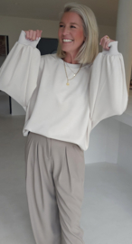BASIC sweatshirt cold beige