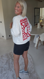 CALISTA high waist cotton summer short black