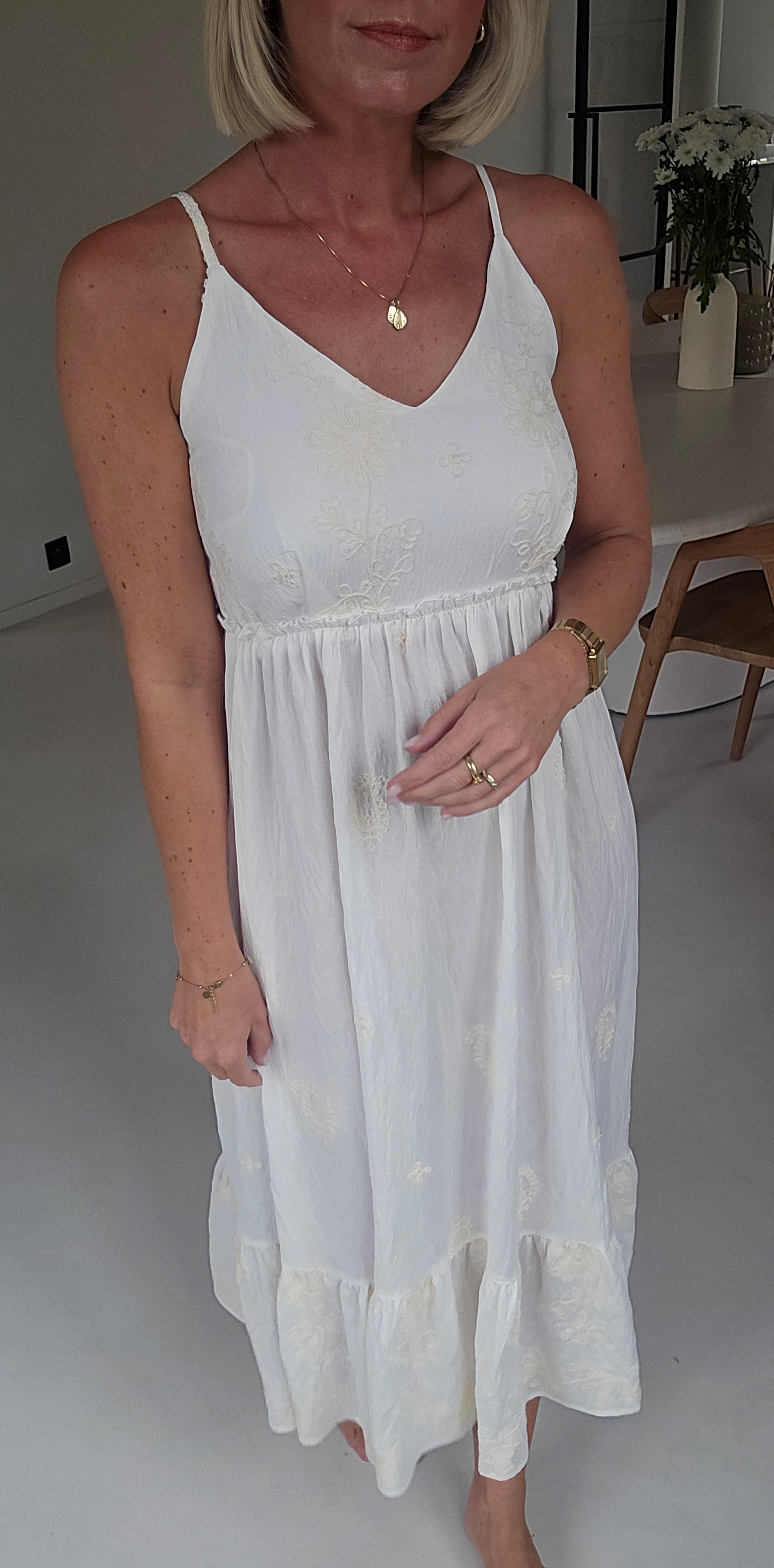 FELICE maxi embrodered dress