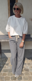 BREE cotton sweathirt white