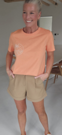 SUNSETS cotton T-shirt orange
