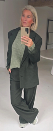 COLETTE suit blazer dark khaki