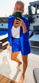 BUYorCRY suit royal blue shorts