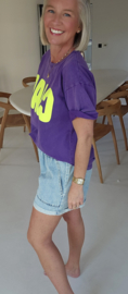 CIAO cotton T-shirt purple
