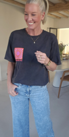 LE SOLEIL cotton T-shirt black