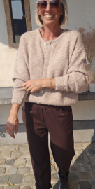 LIESJE cardigan taupe