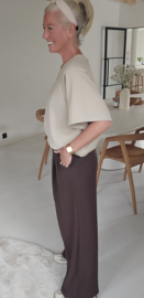 JITSE short-sleeved sweatshirt beige