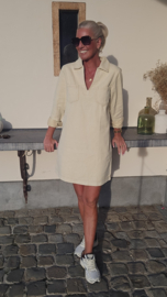 THE PERFECT JEANS 2 longsleeve dress beige