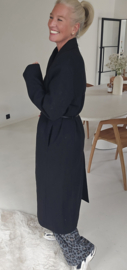 CARA maxi coat black