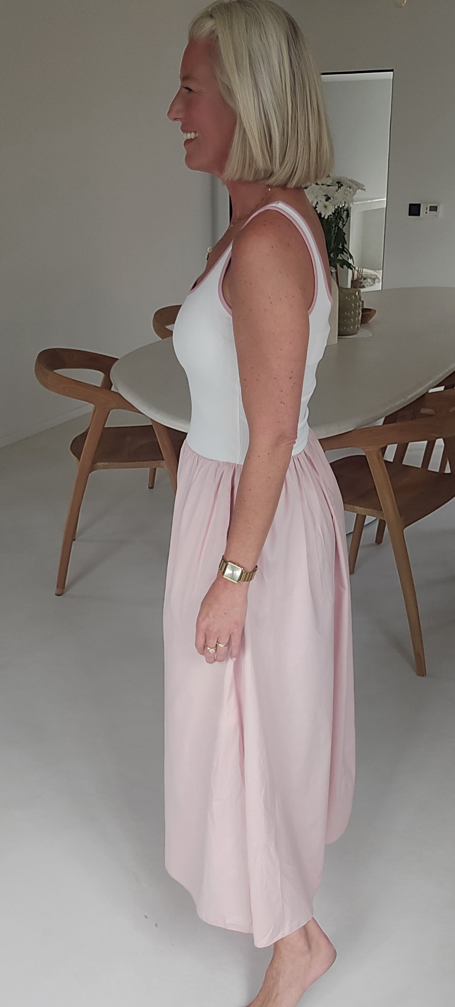 LOVI maxi dress soft pink