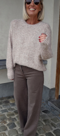 GLAM knit taupe