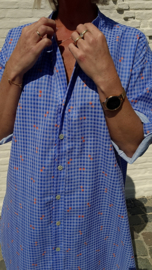 VIOLETTE cherry checkered dress