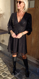 JAYLIN GLITTER dress black