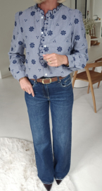 TALIA wide leg jeans dark blue
