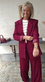MARLY suit blazer burgundy