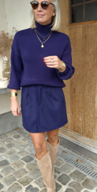 MINA soft skirt navy