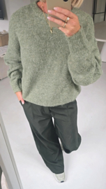 COLETTE suit pants dark khaki