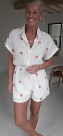 FLOWER tetra playsuit