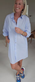 FAYE shirt dress soft blue