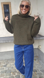 CHARI turleneck knit khaki