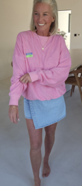 YOU CAN terry sweatshirt pink