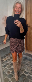 LEO mini corduroy skirt