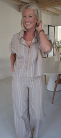 ELIZA striped set camel
