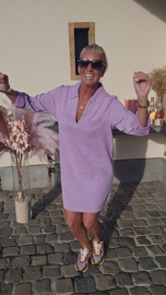 THE PERFECT JEANS 2 longsleeve dress lilac