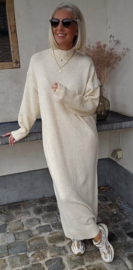 CARLA maxi knit dress soft beige tall line