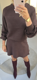 FENNA knit set chocolat