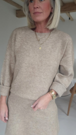 BONITA knit set soft camel
