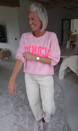 ICONIC sweatshirt baby pink