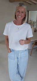 BASIC cotton T-shirt white