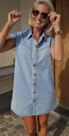 TINIE sleeveless dress soft blue