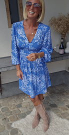 CERINNE viscose dress blue