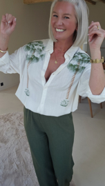PALMTREE lover linen shirt