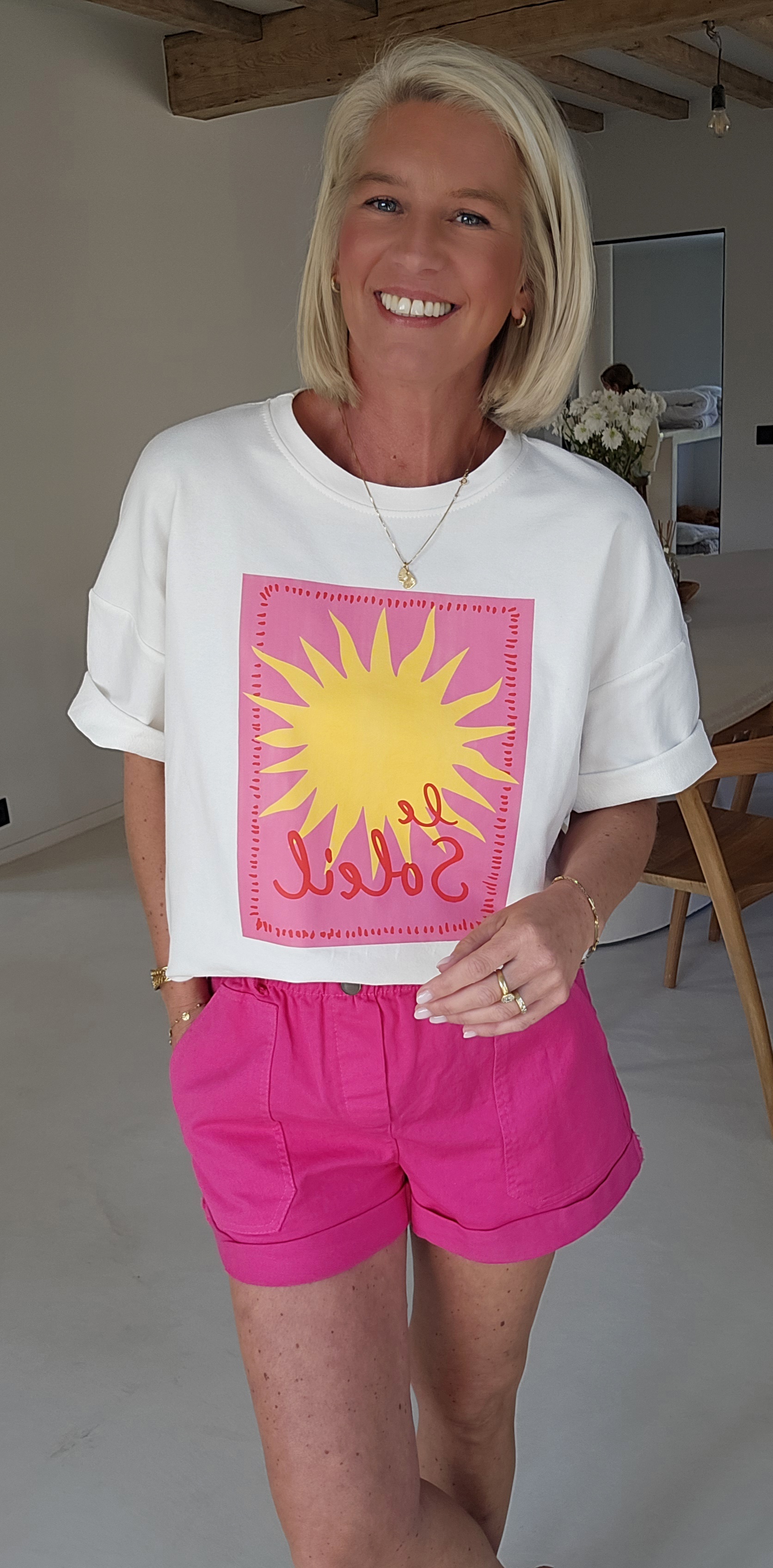 LE SOLEIL cotton T-shirt