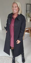 CHRISTA trench coat black