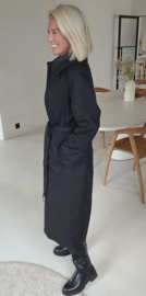 CHRISTA trench coat black
