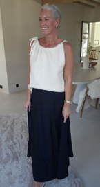 SAMIE maxi wrap skirt black