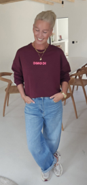 ICONIC sweatshirt burgundy