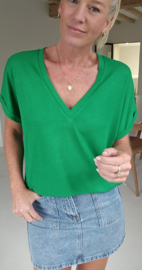 INA viscose tee green
