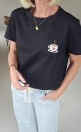 COFFEE LOVER T-shirt black