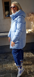 TRIX shorter winter puffer coat blue